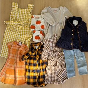 3T fall / season transition bundle of girls clothes